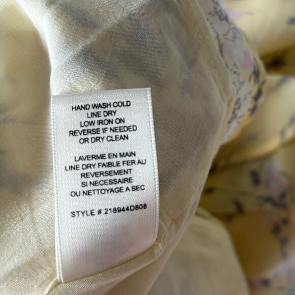 Rebecca Taylor Lemon Rose Jersey Midi Dress - Picture 5 of 8